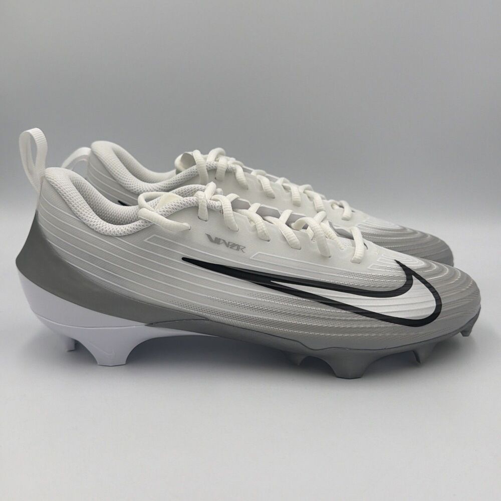 Nike Men's Vapor Speed 3 Football Cleats White/Gray Men’s Size 9 (FB3303-100)
